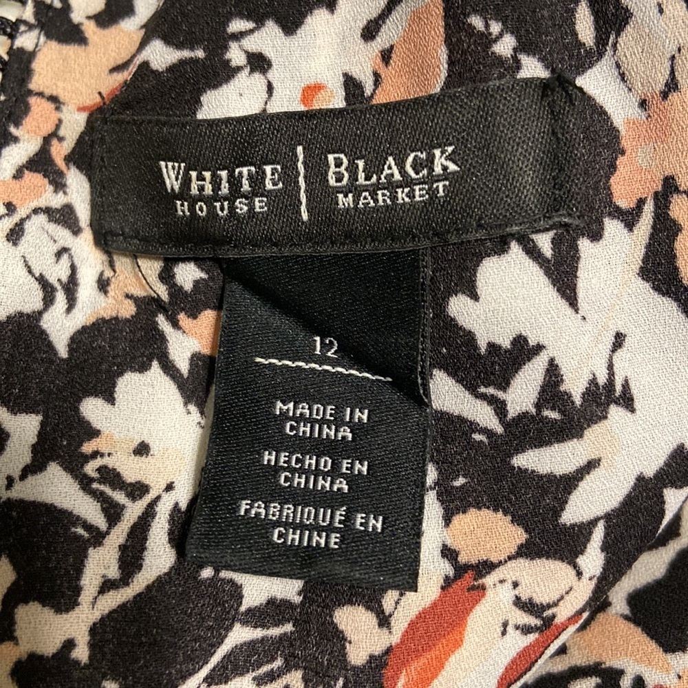 White House Black Market- EUC hi/low dress - Picture 5 of 5